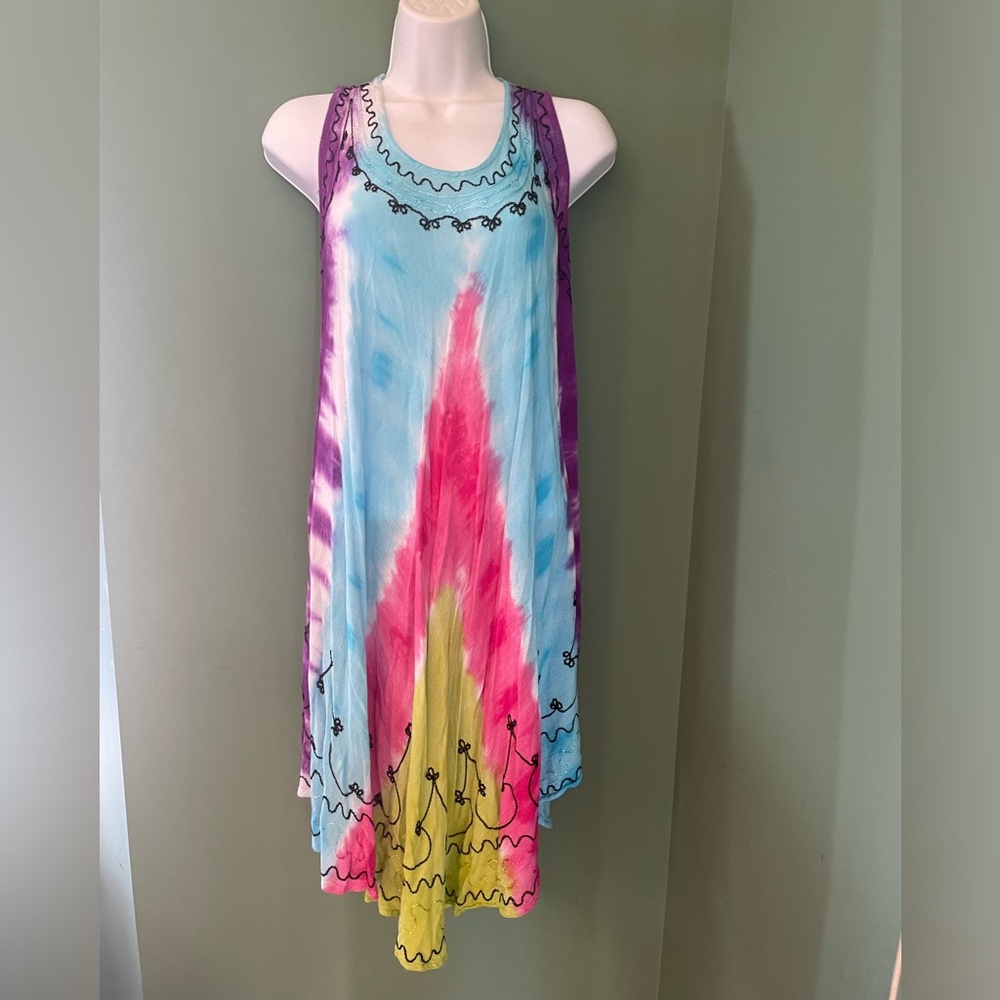 - Angel Touch Cover up/dress Bright Colors Free size